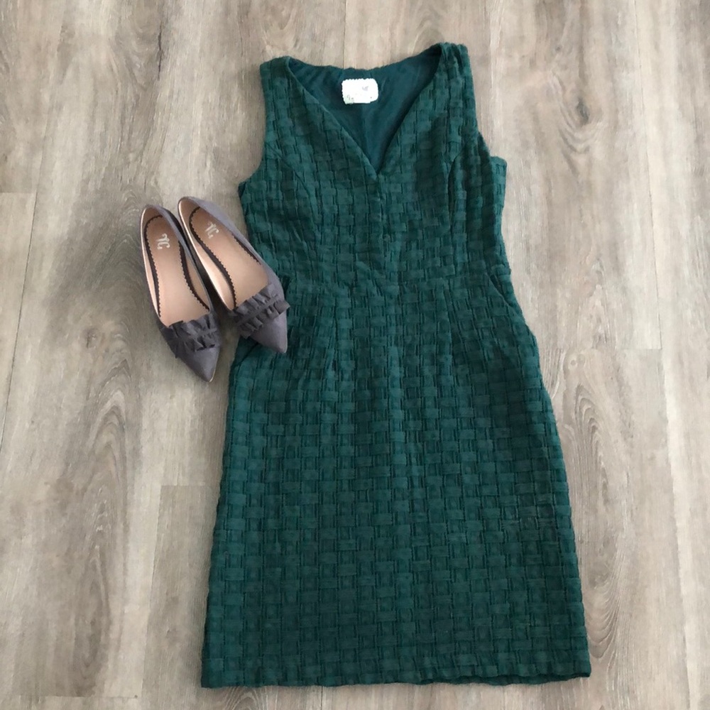 Green Dress w/pockets